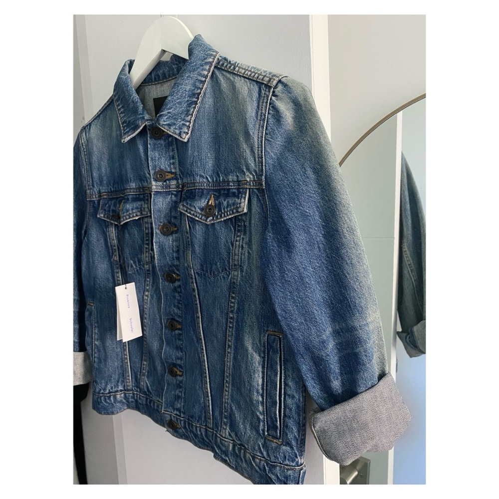Proenza Schouler PS J denim jacket NWT size Small - Picture 6 of 10